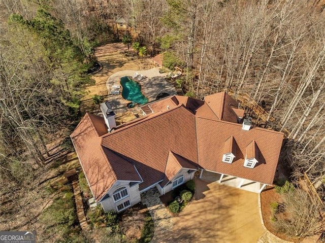 3460 Mansions Pkwy, Berkeley Lake, GA 30096 - aerial view of property and surrounding area