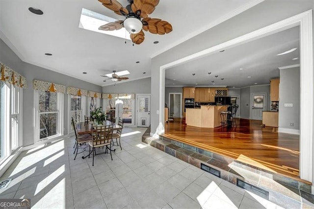 3460 Mansions Pkwy, Berkeley Lake, GA 30096 - interior space featuring a skylight
