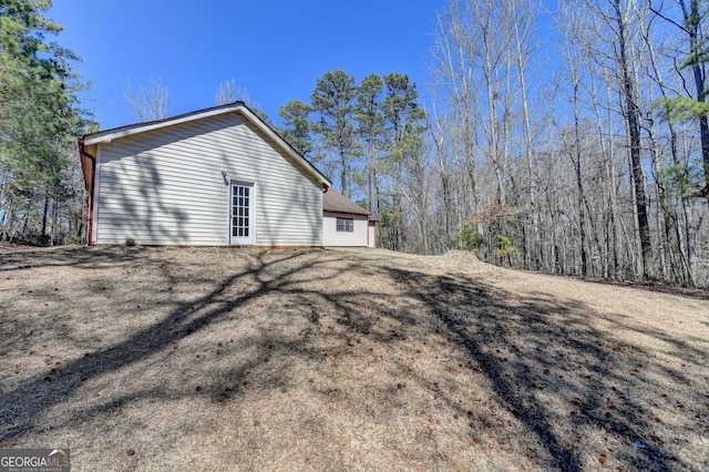 view of side of property