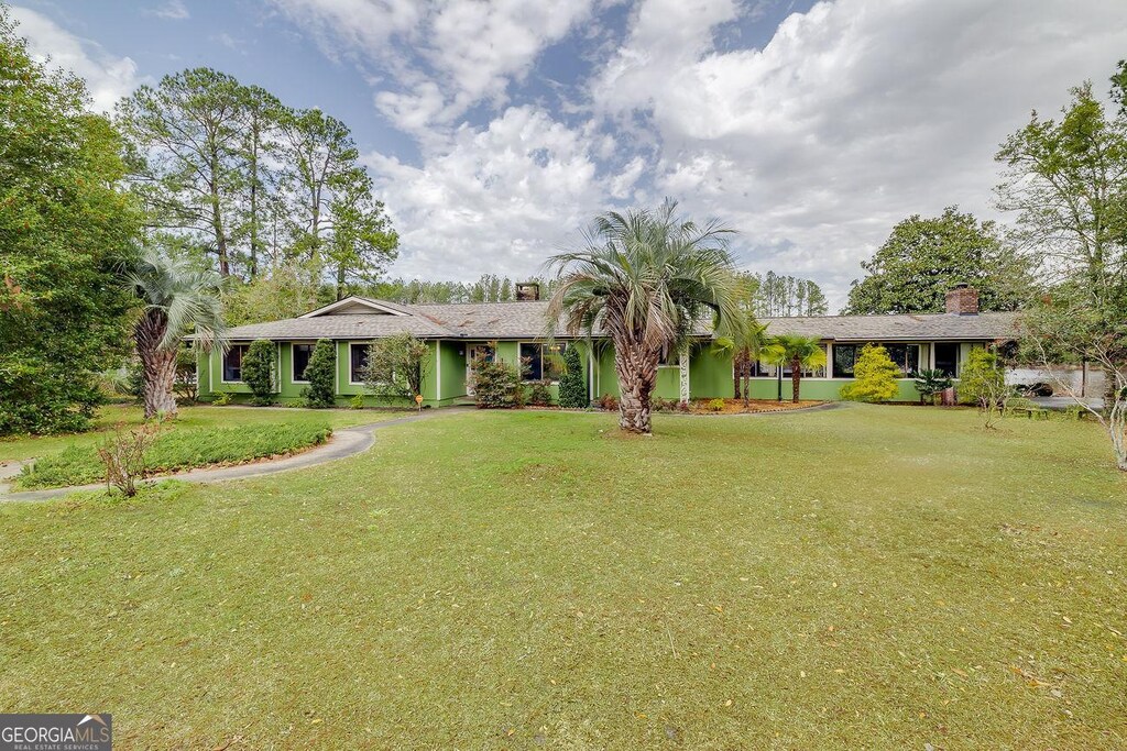 1347 Runs Branch Rd, Newington, GA 30446 - single story home with a front yard