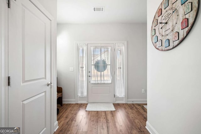 125 Grand Cir, Jasper, GA 30143 - entrance foyer with baseboards and wood finished floors