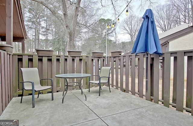 view of patio