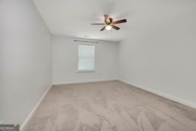 137 Walnut Way, Kingsland, GA 31548 - carpeted empty room featuring ceiling fan and baseboards