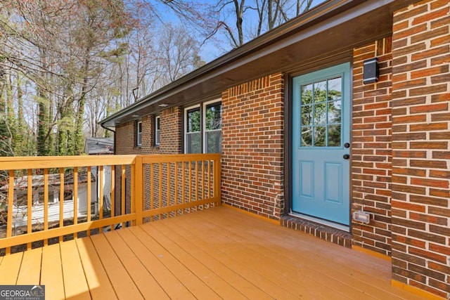5277 Cardinal Ln NW, Lilburn, GA 30047 - view of deck