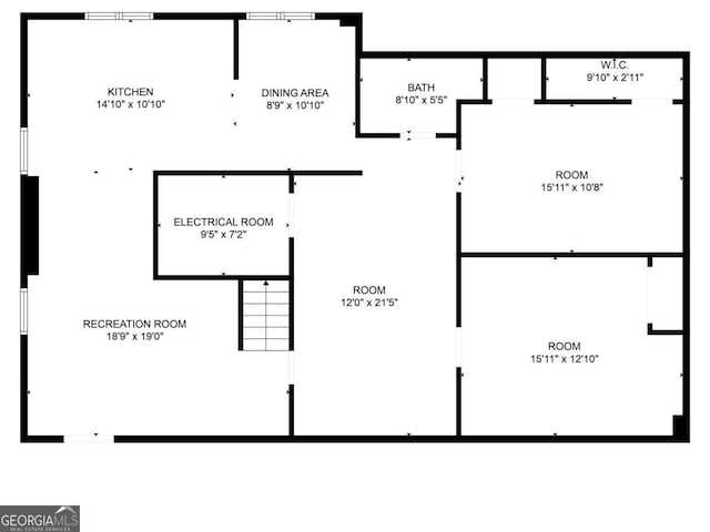 5277 Cardinal Ln NW, Lilburn, GA 30047 - view of home floor plan