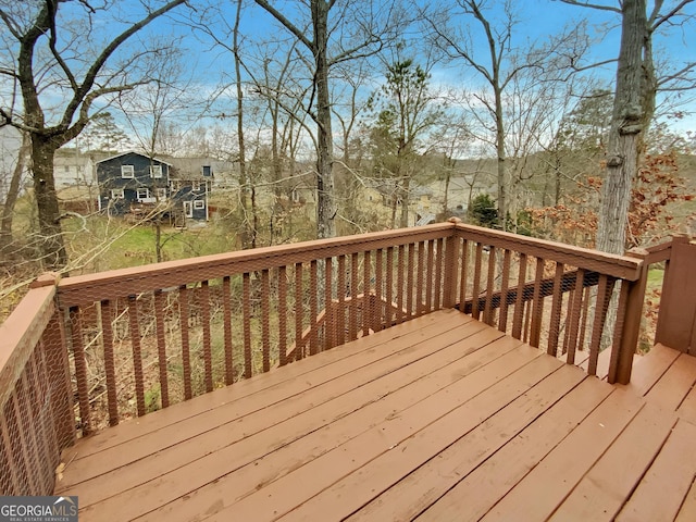832 Overlook Trl, Canton, GA 30115 - view of wooden deck