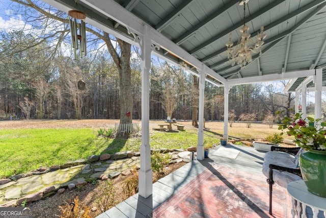 view of patio