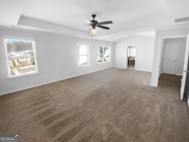 362 Reserve Overlook, Canton, GA 30115 - unfurnished living room with a ceiling fan, healthy amount of natural light, and carpet