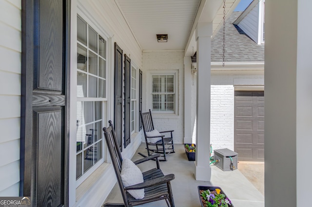 view of patio / terrace featuring a porch