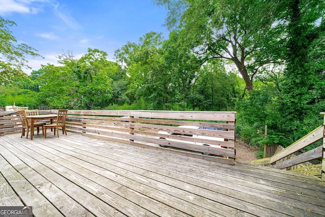 view of deck