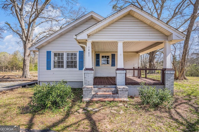 1887 Green Valley Rd, Griffin, GA 30224 - bungalow-style house with covered porch