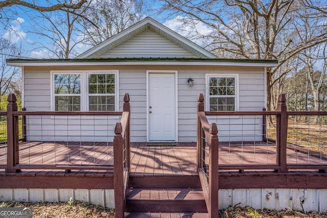 1887 Green Valley Rd, Griffin, GA 30224 - exterior space featuring a wooden deck