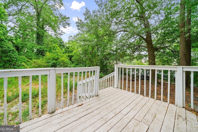 view of deck