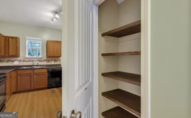 interior space featuring a sink