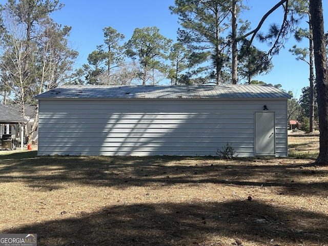 view of outbuilding with an outdoor structure