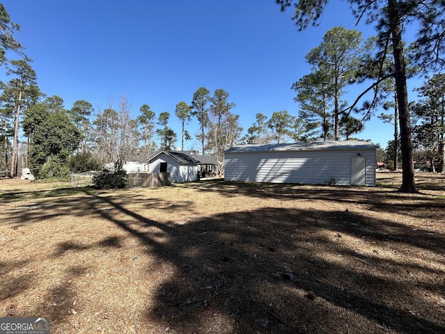 view of yard