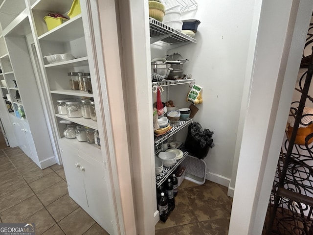 view of pantry