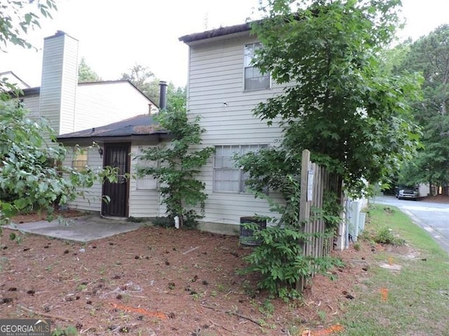 view of back of property