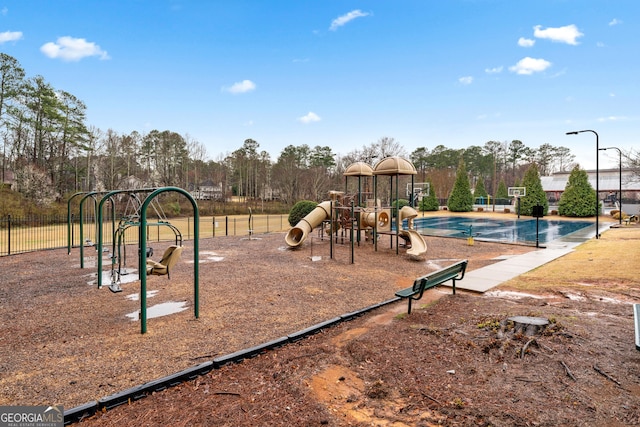 view of community playground