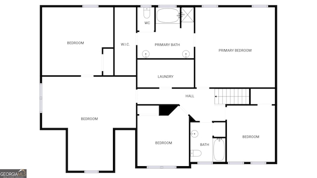 1110 Robert Pointe Way, Lawrenceville, GA 30045 - view of room layout