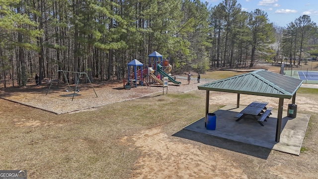 view of community play area