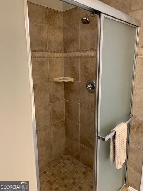 full bath with a stall shower