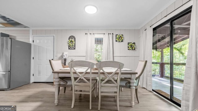 1147 Martin Dr, Cleveland, GA 30528 - dining area with light wood-style floors