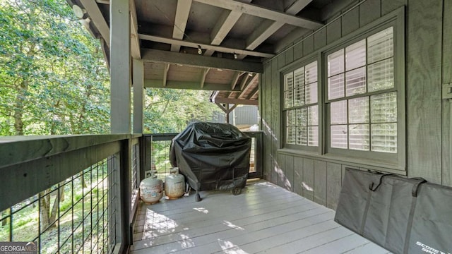 1147 Martin Dr, Cleveland, GA 30528 - deck featuring grilling area