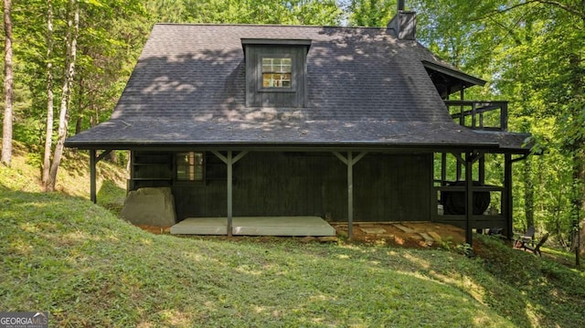 1147 Martin Dr, Cleveland, GA 30528 - view of front facade with a front lawn