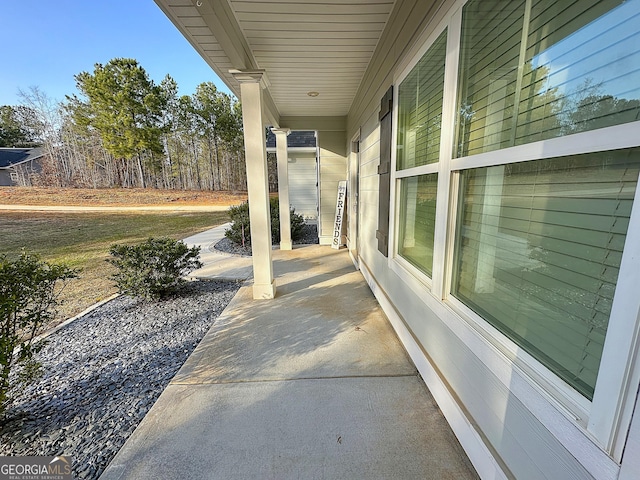 view of patio