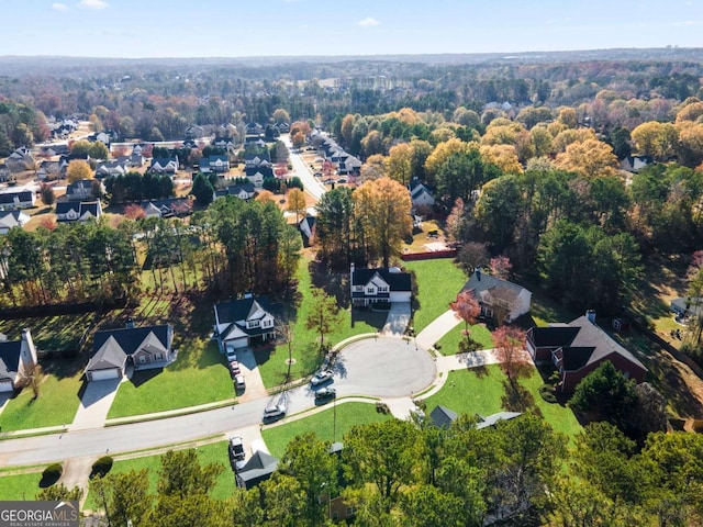 birds eye view of property featuring a residential view