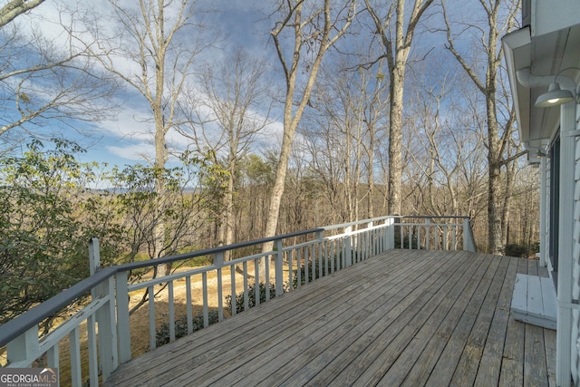 view of deck