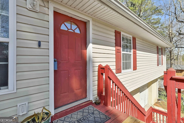 view of entrance to property