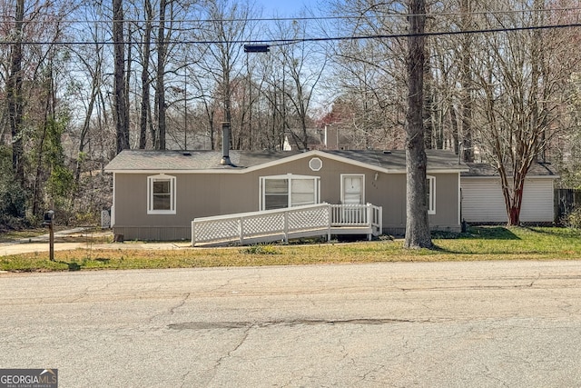 view of front of property with covered porch