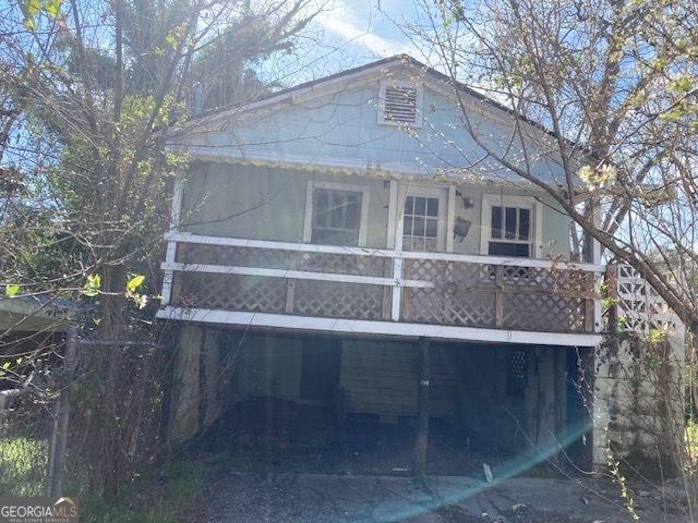 view of rear view of house