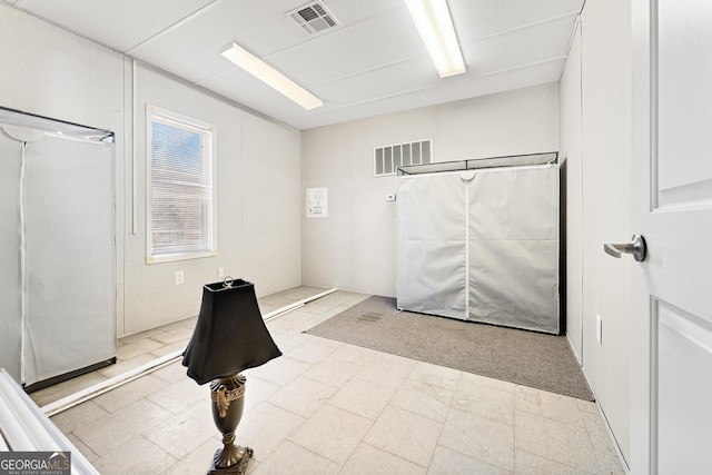 bathroom with visible vents