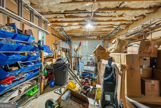 storage with a garage