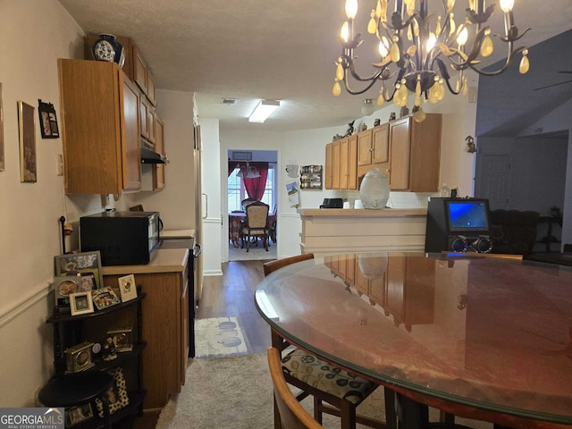 view of dining room