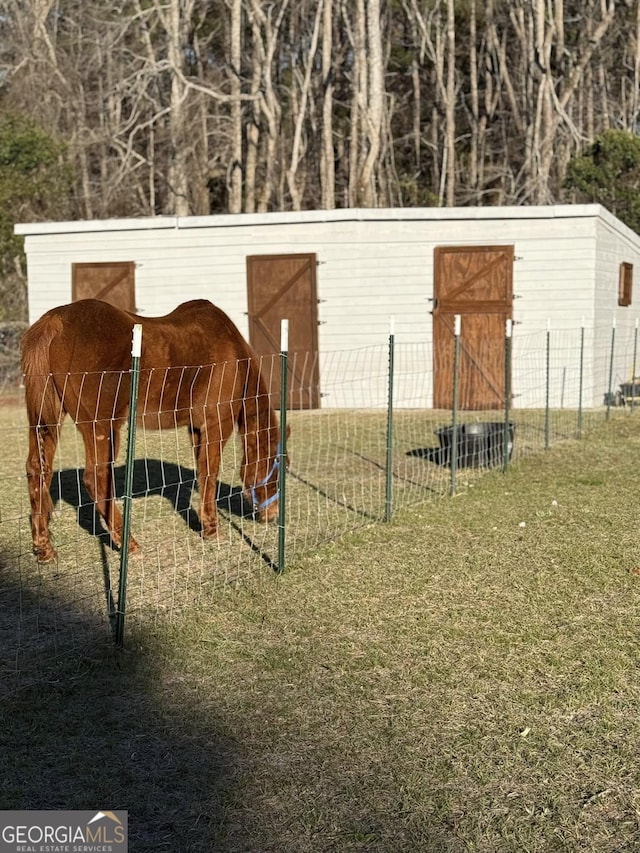 view of stable