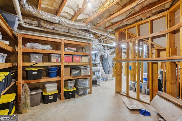 view of storage room