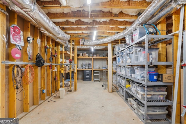 view of storage