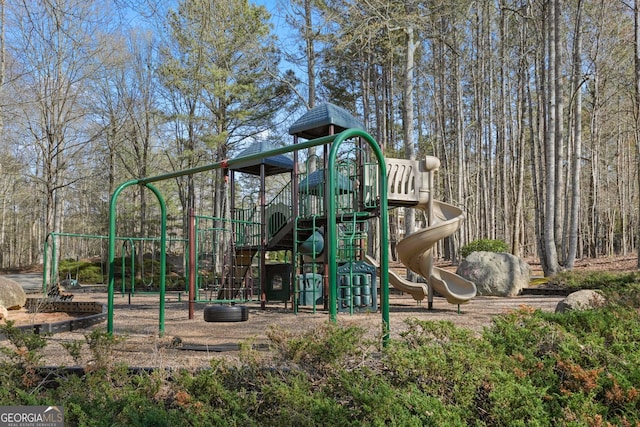 view of communal playground