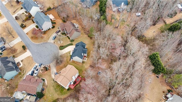 birds eye view of property featuring a residential view