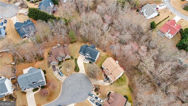 birds eye view of property featuring a residential view