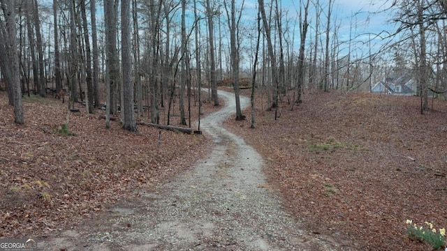 view of road