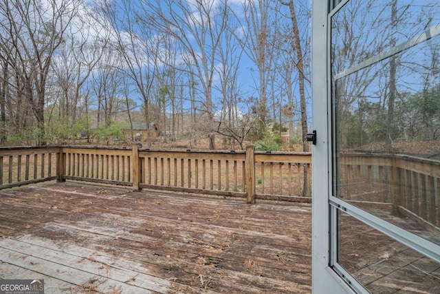 view of deck