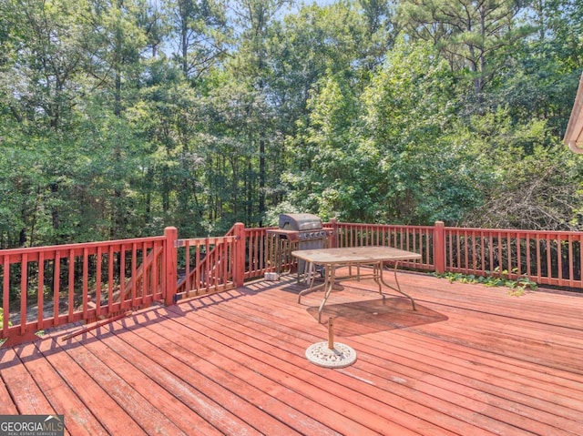 2643 Rocky Creek Rd, Hampton, GA 30228 - wooden terrace featuring a grill