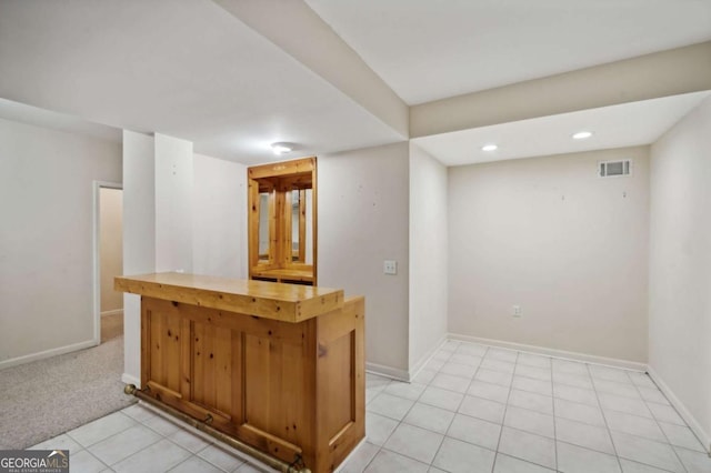 4125 Gables Pl, Buford, GA 30519 - bar featuring recessed lighting and light tile patterned floors