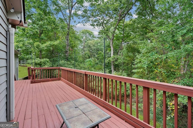 4125 Gables Pl, Buford, GA 30519 - view of wooden terrace