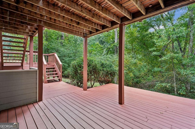 4125 Gables Pl, Buford, GA 30519 - wooden deck featuring stairs